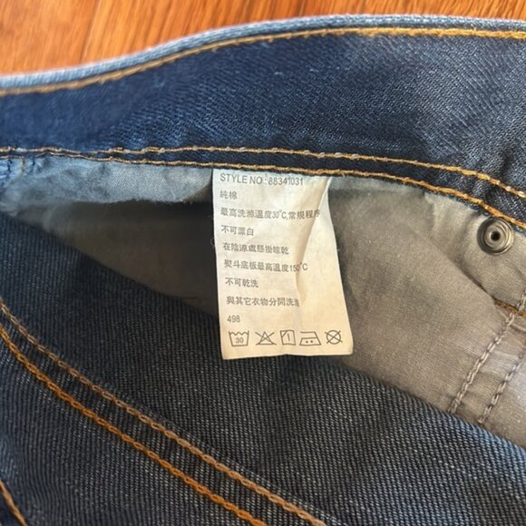 BALENO JEANS HIGH RISE STRAIGHT FIT blue in size 32 wide legs - Picture 6 of 6